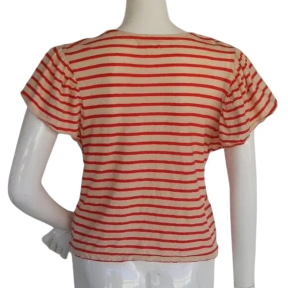MADEWELL Tee, M, Stripes, Fluttery Short sleeves, 2 colors - Picture 4 of 8